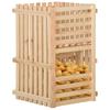 Potato Crate 50x50x80 Cm Solid Pine Wood