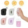 Portable Silicone Holder For Hand Sanitizer Sprays Protective Storage Case with Adjustable Lanyard for Backpack Handbag