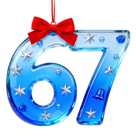 

67 Смішні Різдвяні Прикраси 2025 Ручна Робота Прикраса Санта Клауса Шість Сім Мем Декор Дзеркало Заднього Виду Святковий Подарунок Декор I