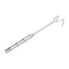Meat Turner Hook Stainless Steel   Handle BBQ Meat Hooks Cooking Barbecue Flipper Hooks for Grilling