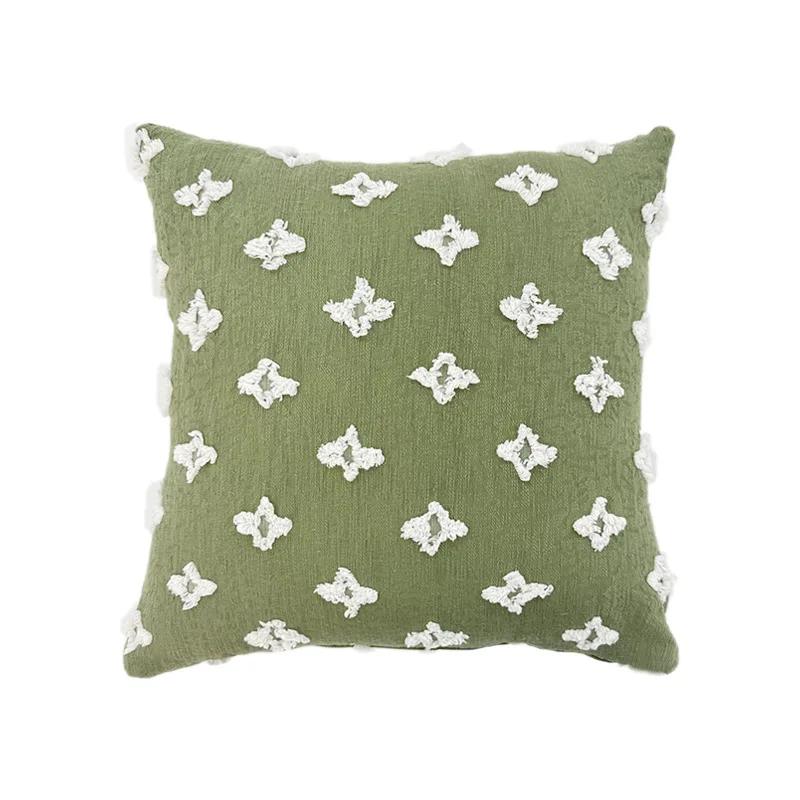INS Embroidery Pillow Cover Decorative Pillow Case for Sofa Fashion Retro Flower Cushion Cover for Bed Chair Home Decoration