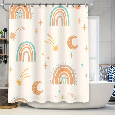 Home Shower Curtains for Bathroom Waterproof Fabric Modern Nordic Style Bathroom Curtains Shower Curtain 180x200