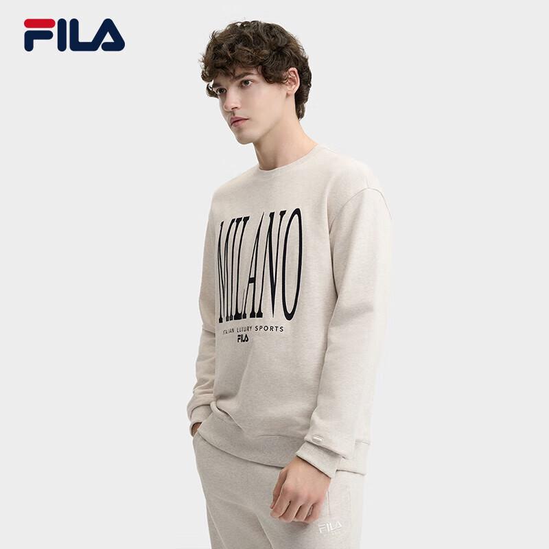 FILA Men s 2024 Winter Casual Pure Cotton Pullover Sweatshirt XL