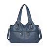 Frauen PU Leder Große Kapazität Schulter Tasche Damen Vintage Schulranzen Taschen 2025 Sommer Designer Handtasche Tote Umhängetasche