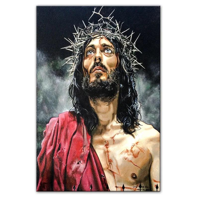 Classical Art Jesus Canvas Painting Religious Series Posters and Prints Wall Art Pictures for Living Room Home Decor Mural