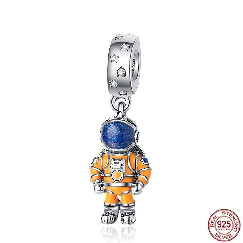 Het försäljning S925 Sterlingsilver Pojke- Flicka-Tonåring & Prinsesskrona Prins Hängberlock Smycken Pärlor Passar Original Armband