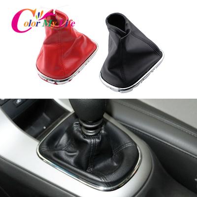 Kryt manžety hlavice řadicí páky auta pro Chevrolet Cruze 2008 2009 2010 2011 2012 2013 Kožené prachotěsné kryty