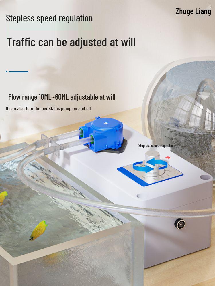 Verstellbare peristaltische Pumpe aus lebensmittelechtem Silikon für Labor- und Haushaltsgebrauch