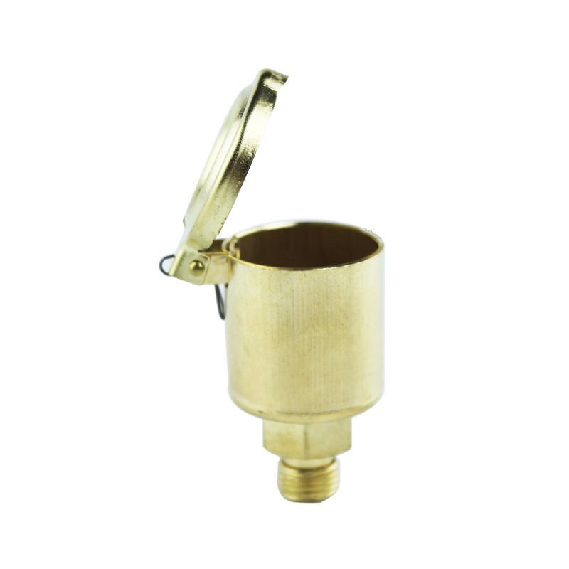 1pcs Oil Cup with Spring Lid for Machine Tool Lubricating Equipment Copper Plated Oil Cup Mechanical Parts Machine Accessories