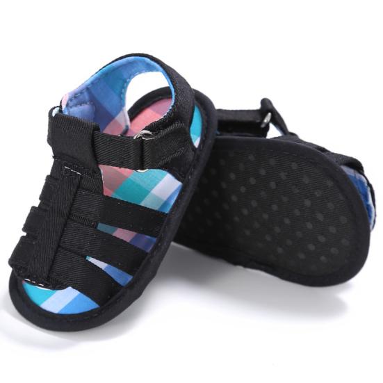 DYS Fashion Baby Boy Cotton Cloth Soft Sole Sandals Prewalker Summer Anti-Skid Shoes