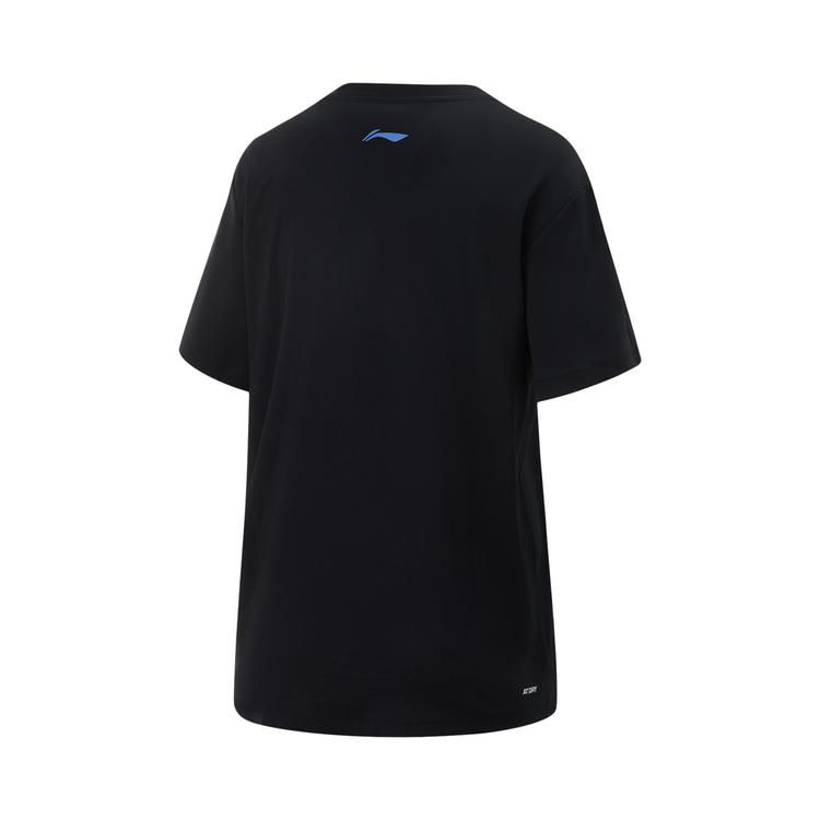 Li Ning Table Tennis Series Logo Round Neck Comfortable Breathable Versatile Loose Short Sleeve T-Shirt Unisex T-Shirts AHSV104-1