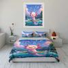 "Cartoon Axolotl Decor Set" Soft Comfortable Duvet Cover Bedding Set Included 1*Duvet Cover & 2*Pillowcases Gift