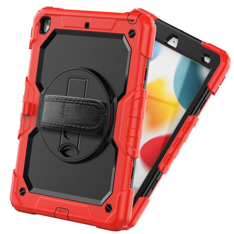 Case IPad 2019 10.2 Inch 360 Rotating Stand Hand Strap Shockproof Anti-drop Anti-scratch