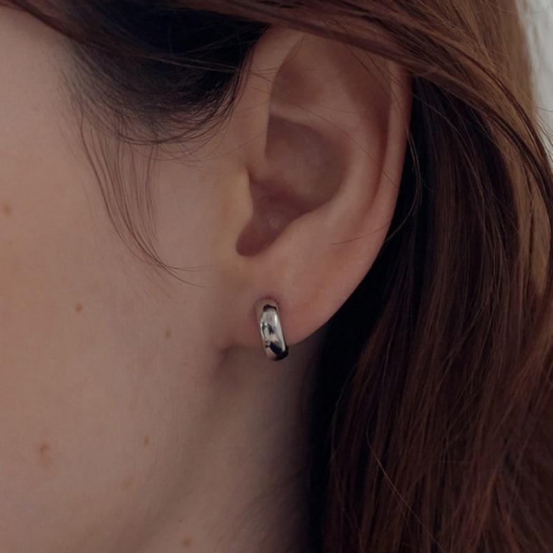 

Shertz Mini Bold One-Touch Ring Earrings (14kgf) SHER0033 rose gold