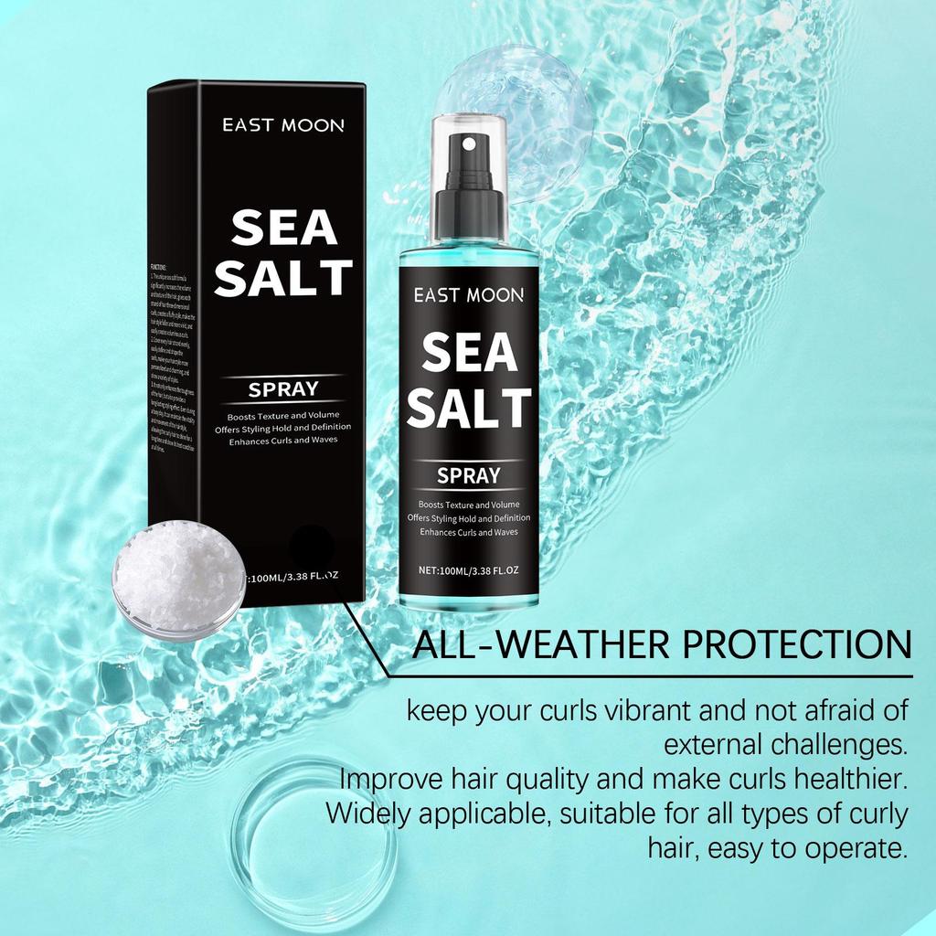 Sea Salt Hair Styling Spray Lazy Curl Defining Improving Thicken Strong Hold Non Greasy Fluffy Natural Wave Hair Nourishing Oil