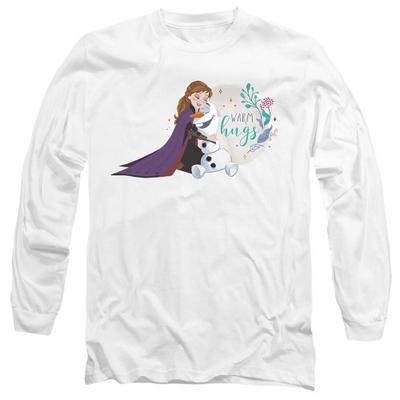 frozen Unisex Adult Like Warm Hugs Anna Olaf T-Shirt