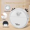 Smart Sweeping Robot 4000Pa 3 In 1 Vacuum Cleaner Strong Suction Easy To Use Floors Pet Hair Silent Home Cleaning Machine