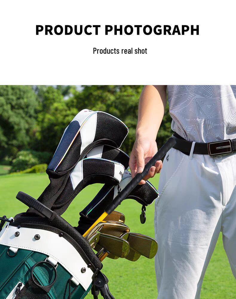 W126 Golf Schwungtrainer: 70CM Haltungs-, Rhythmus- & Übungsstock mit bunten Bändern für den Innenbereich
