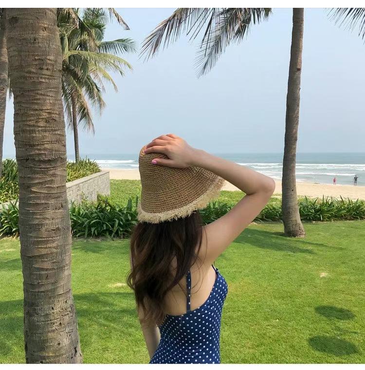 Koreanischer Trägerloser Damen-Badeanzug - Schlankmachend, Figurbetont, Bauchbedeckend, Stütze für kleines Dekolleté, Sexy Thermalbad-Stil