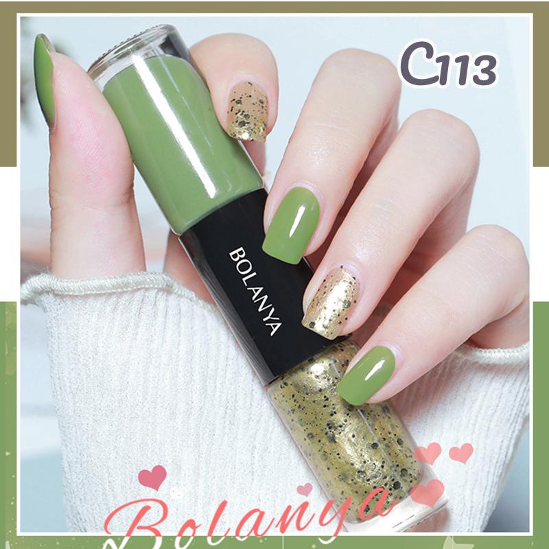 

Лак для ногтей, быстросохнущий, одна бутылка двух цветов, полуперманентный лак для ногтей Vernis, маникюрный лак для ногтей