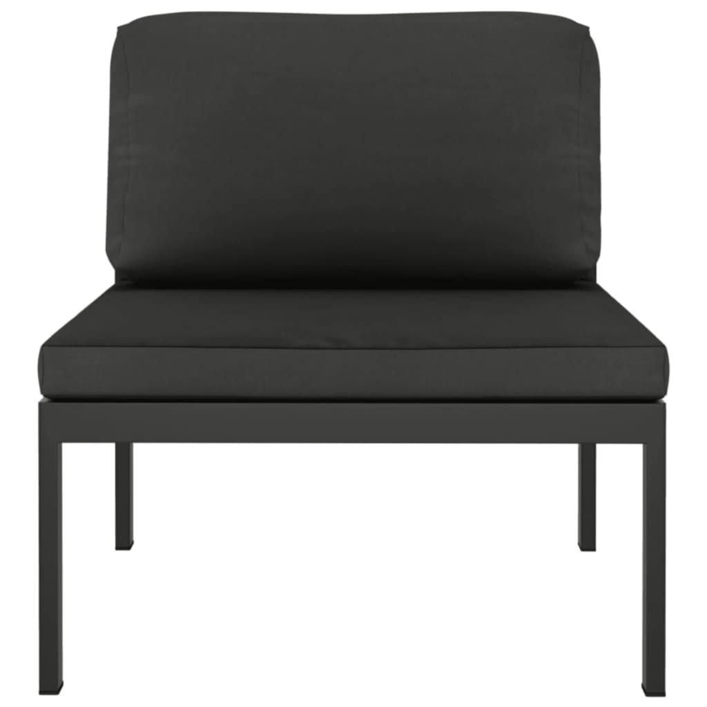Vidaxl 9-Cz. Zestaw Mebli Ogrodowych, Poduszki, Aluminium, Antracyt