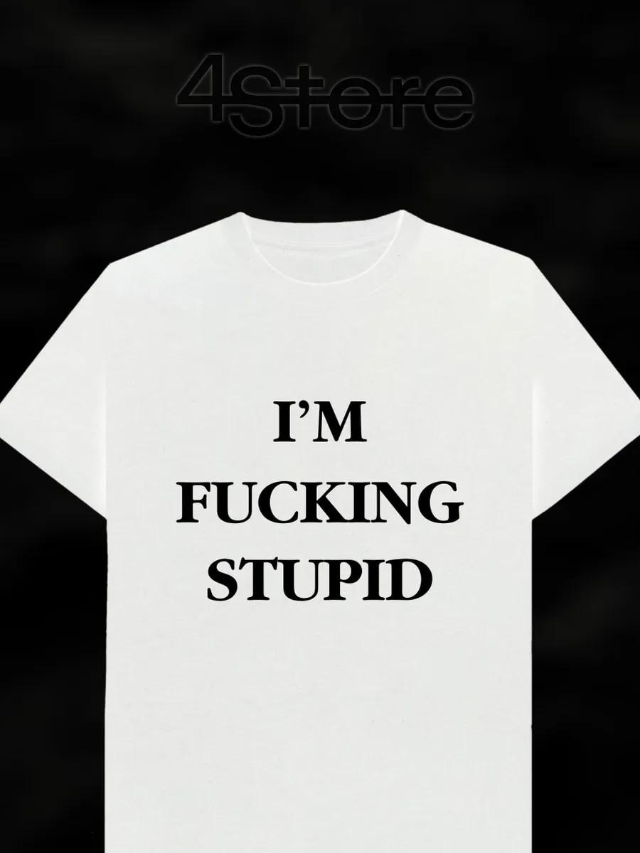 Boxing Themed Slogan Printed T-shirt 4XL
