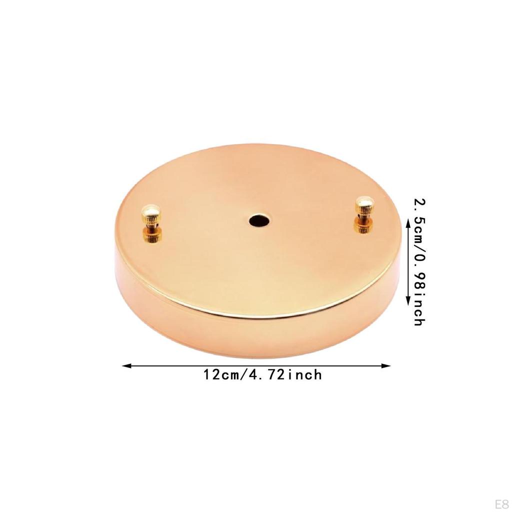 Canopy Kit Chandelier Ceiling Plate with Mounting Hardware Retro Style for Pendant Lamp Iron