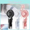 Portable Handheld Mist Fan Usb Rechargeable Mini Fan For Students Outdoor Gift