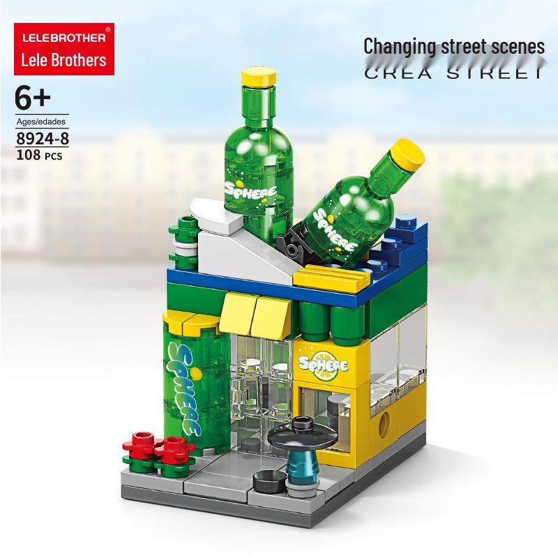 Lele Brothers Compatible Building Blocks: Educational Interlocking House Model for Kids