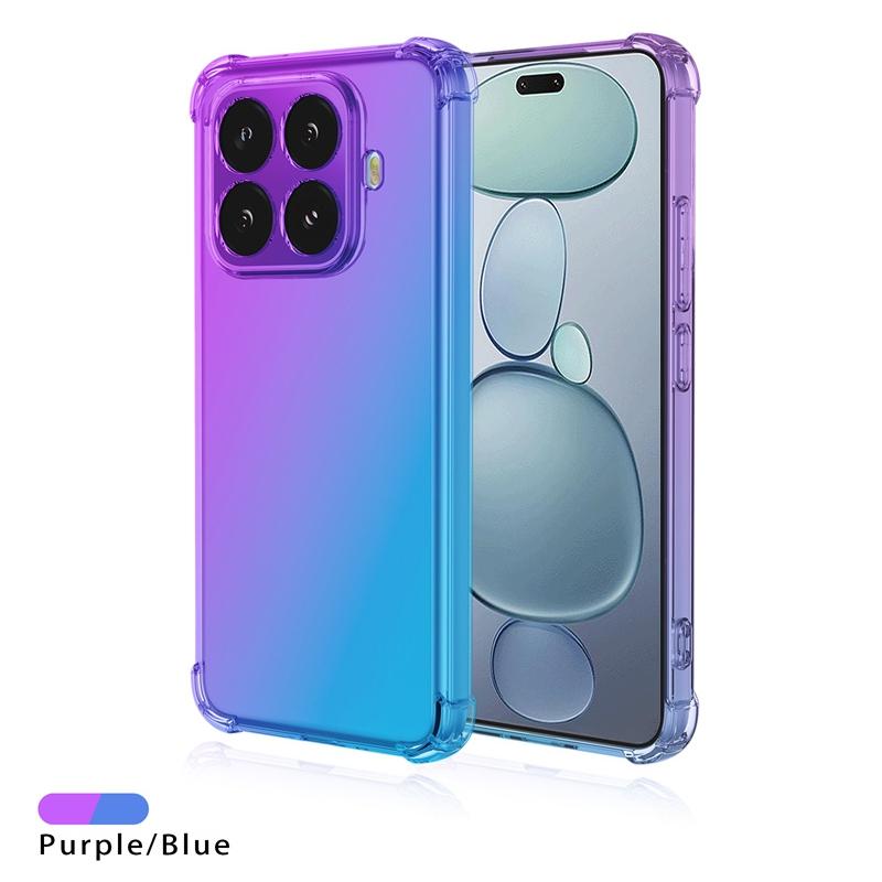 Gradient Airbag TPU Case for Xiaomi 15T Pro Mi 15T 5G Protective Shockproof Cover Fundas Coque Capa