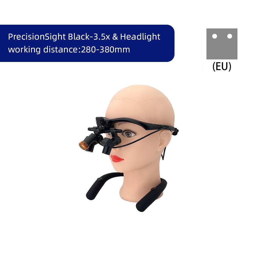 3.5X/4.5/5.5X/6.5X Dental Loupes Headlight Set Wearing Glasses Magnifying The Mirror Oral Glass Surgery Hd Led Equipment