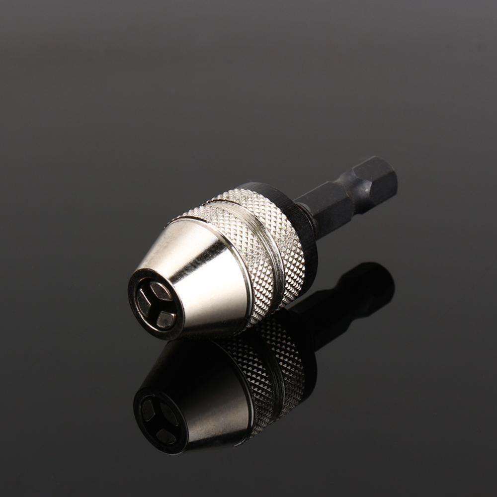 1PC Hex Shank  Drill Clip 0.3-3.6MM Quick Conversion Three-jaw Chuck Power Tool