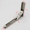 1 Pair Triangle Folding Angle Bracket Shelf for Storage Accessories