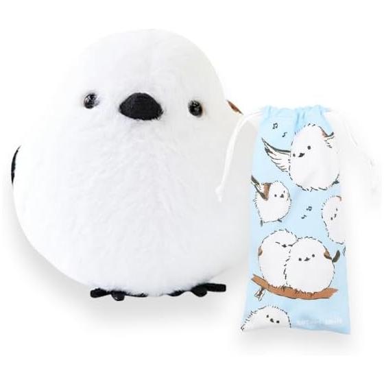 

Shimaenaga stuffed toy with limited mini drawstring gift birthday gift Shimaenaga goods [kotori smile]