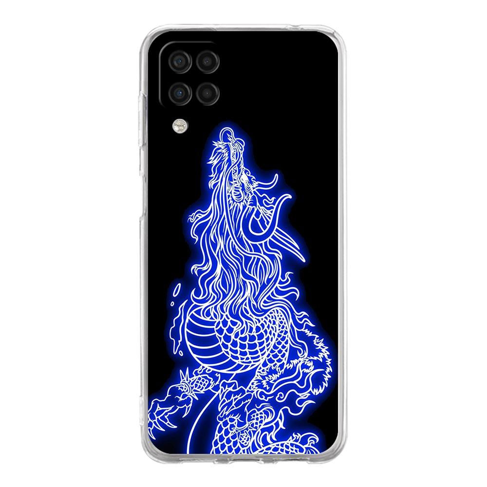 Neonový tygří leopardí kryt na telefon pro Samsung Galaxy A51 A71 A21S A12 A11 A31 A41 A03S A13 A33 A73 A53 A52 A32 5G A23 Průhledný kryt