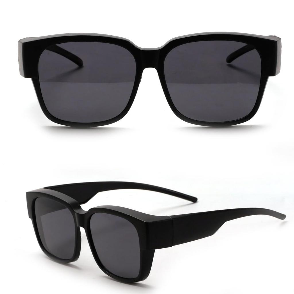 VANANA Over-the-Eye Sunglasses with Polarized Lenses, UV400 Protection, for Men and Women, Lightweight Full-Coverage Frame, for Driving, Fishing, and