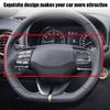 Car Interior Steering Wheel Cover Frame Trim for   Encino Kauai   2017-2020 SUV Silver