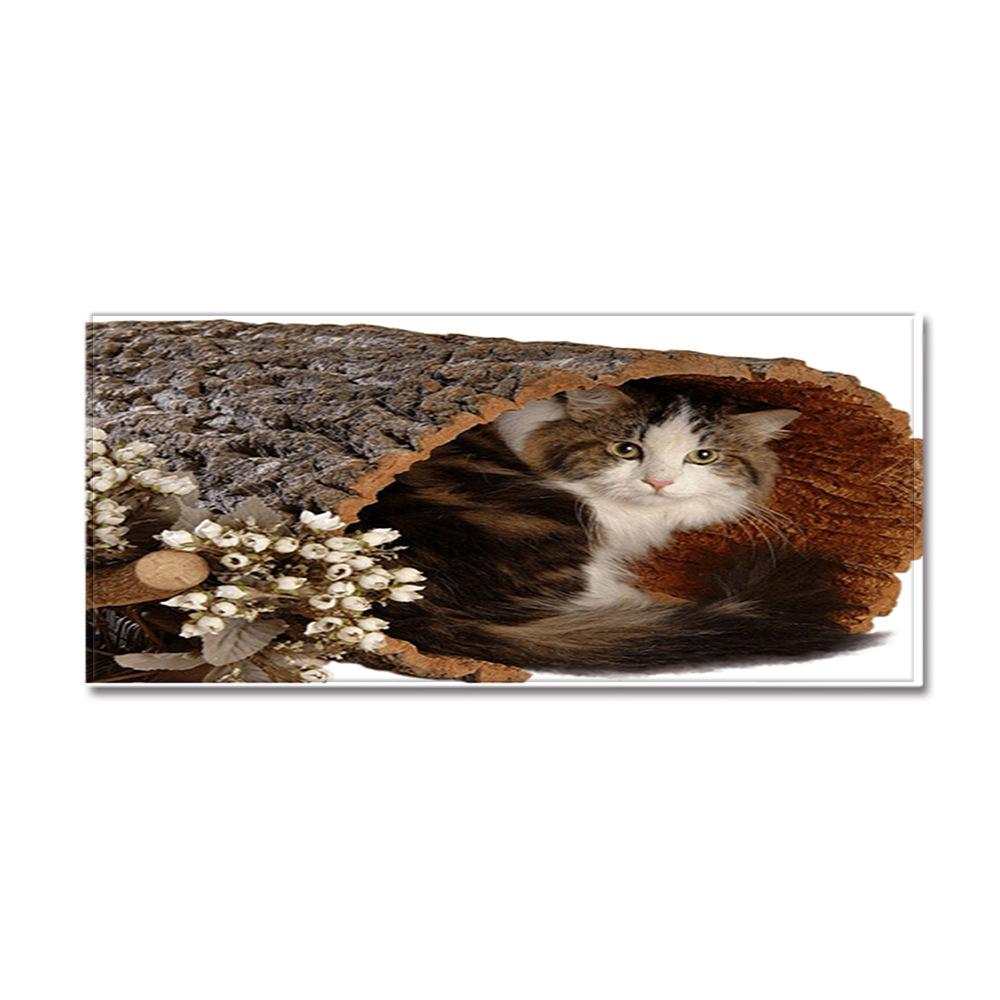 Stylish And Simple Tree Hole Entry Door Mat, Bathroom Non-Slip Foot Mat, Bathroom Mat, Bedroom Living Room Carpet Floor Mat