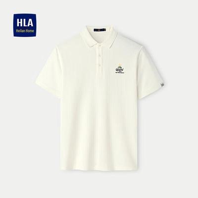 HLA Men's Artist Collaboration Embroidered Polo Shirt