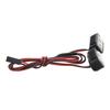 RC Headlight 4 LED White Lighting Color Plastic Housing 2.54JR Connector Removable Brackets RC Spot