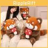 Adorable Mushroom Raccoon Plush Toy For Kids Birthday Gift Soft And Cuddly Design