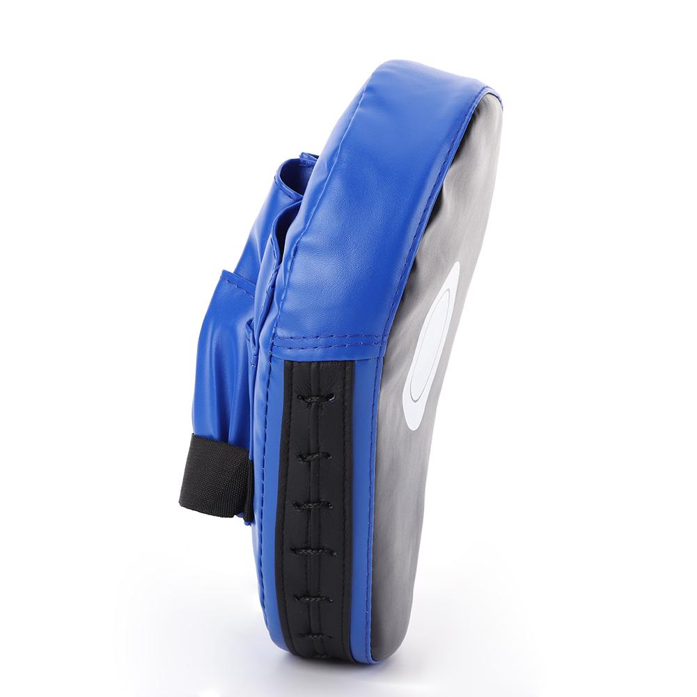 Curved Boxing Muay Thai Hand Target Sanda Training Thickened Earthquake-resistant Curved Baffle PU Leather 5-finger Hand Target