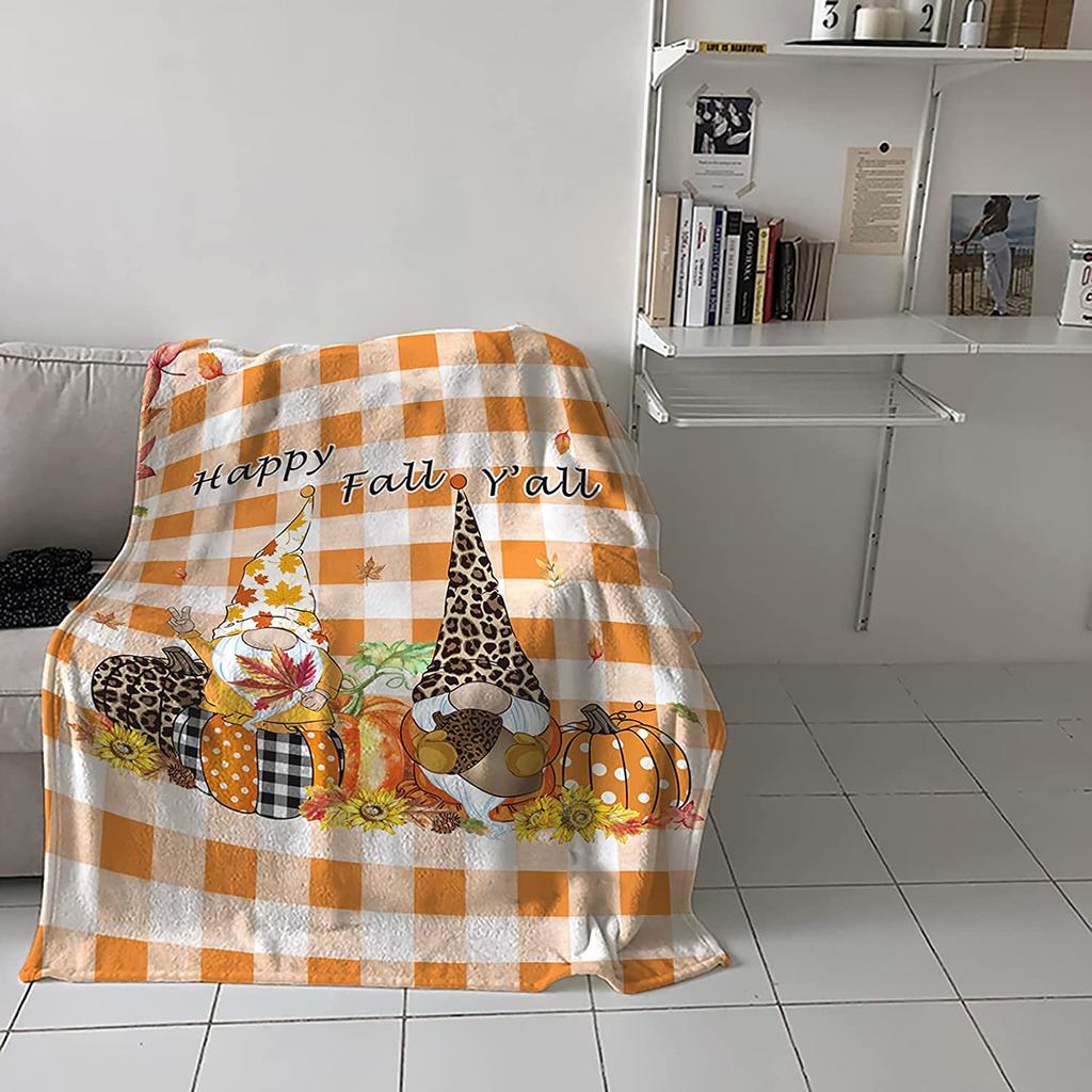 Flanell-Fleece-Überwurfdecke für Sofa, Couch, Bett, niedlicher Cartoon-Igel, weiche, kuschelige, leichte Decke für Erwachsene/Kinder 39x49 Zoll