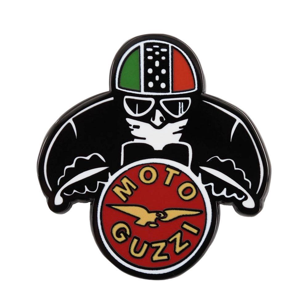 Moto Guzzi Retro Eagle Logo Enamel Badge - Italian Motorcycle Collector s Brooch