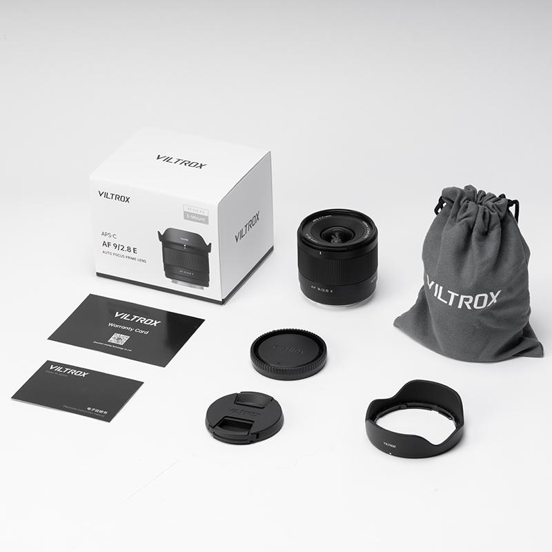 

VILTROX AF 9mm F2.8 Air Lens Объектив для камеры APS-C с автофокусом для беззеркальных камер Sony E, Fujifilm XF, Nikon Z Sony E-mount（APS-C）