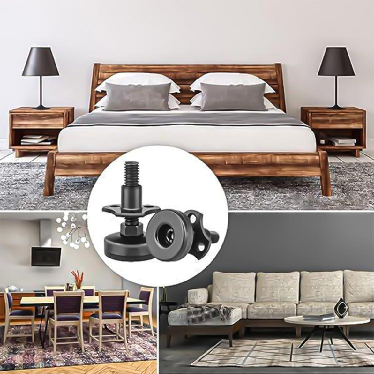 Large Capacity Furniture Feet Adjusters 3/8Inch Thread 4Pcs Portable Home Accessory for Tables and Workbenches