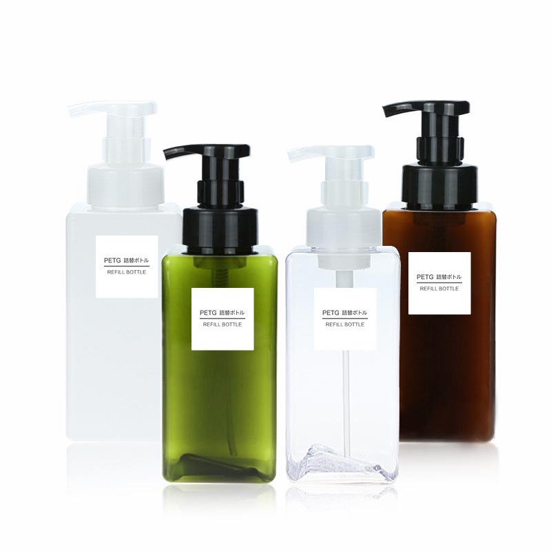 Reusable Pump Liquid Soap Dispenser Home Bathroom Kitchen Liquid Storage Container Shower Gel Shampoo Lotion Bottles