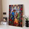 Diamond Painting Beauty and The Beast 5D DIY Diamond Painting Mosaic Cartoon Embroidery Rhinestone Home Decoration Gift