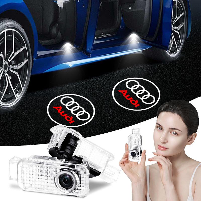 Led Car Door Logo Welcome Light For Audi A7 A8 Q3 Q5 Q7 TT S3 S6 Quattro RS3 RS4 RS5 RS6 RS7 RS8 8V 8P 8L A6 C5 C6 C7 A5