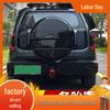 Deep Blue G318 Spare Tire Cover - Full Coverage Tailgate Protection & Off-road Decoration with Fan